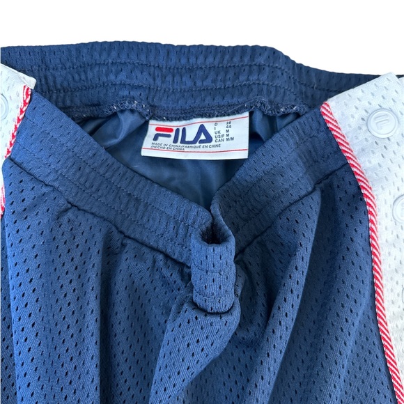 FILA Women’s Miriam Retro Snap Away Jersey Style Mini Skirt Size Medium - Picture 6 of 11